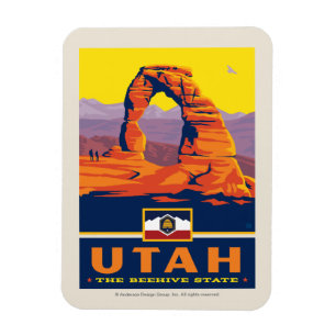 Staatsstolz Utah Magnet