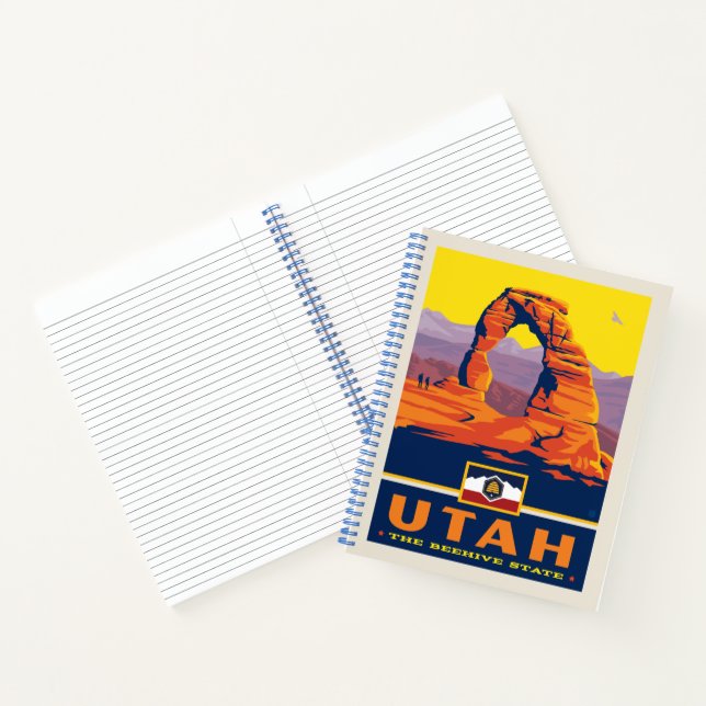 Staatsstolz | Utah Notizbuch (Innenseite)