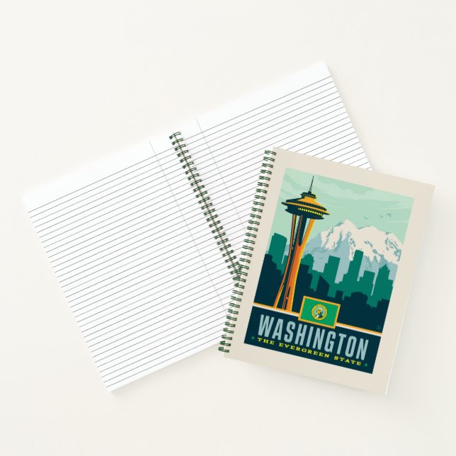 Staatsstolz | Washington Notizbuch (Innenseite)