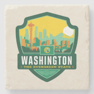 Staatsstolz   Washington Steinuntersetzer