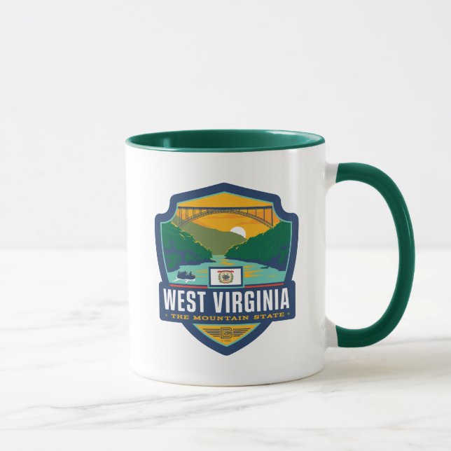 Staatsstolz | West Virginia Tasse (Rechts)
