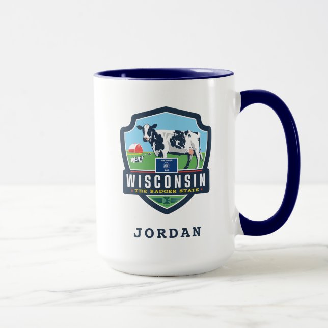 Staatsstolz | Wisconsin 2 Tasse (Rechts)