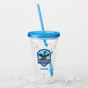 Staatsstolz Wisconsin Acryltrinkbecher