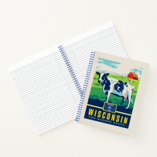 Staatsstolz Wisconsin Notizbuch