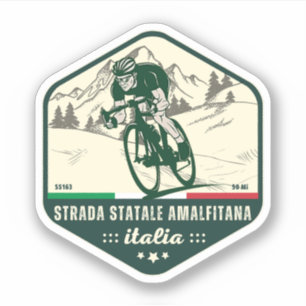 Staatsstraße 163 Amalfitana Aufkleber