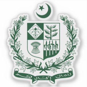 Staatssymbol Pakistans  Aufkleber