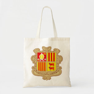 Staatswappen von Andorra Historische Co-Prinzipali Tragetasche