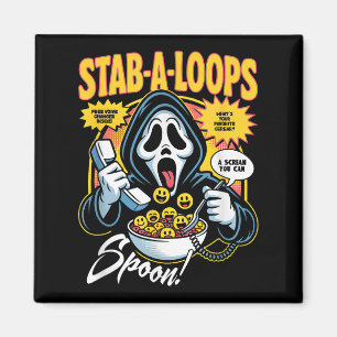 Stab-a-loops Horror Frühstücksflocken-Box Hallowee Magnet