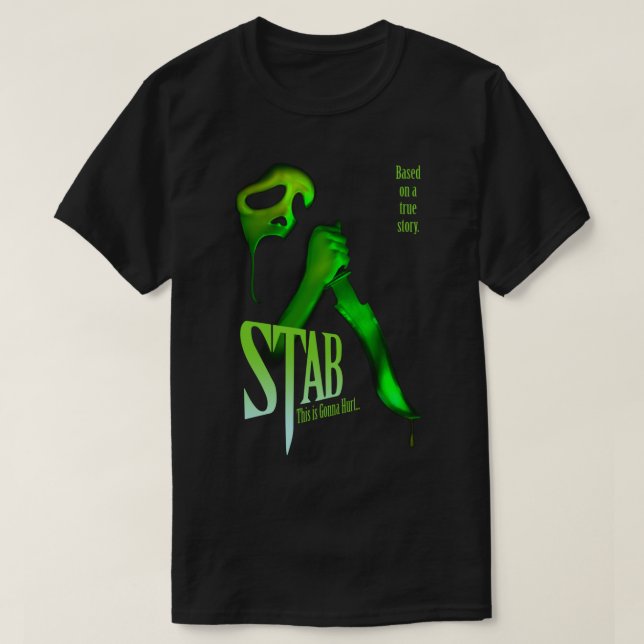 Stab (aus dem Scream-Film) Essential T - Shirt (Design vorne)
