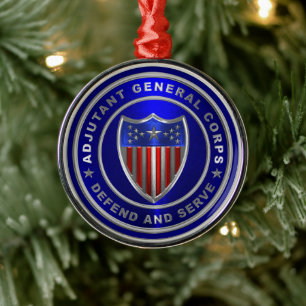 Stab General Corps Ornament Aus Metall