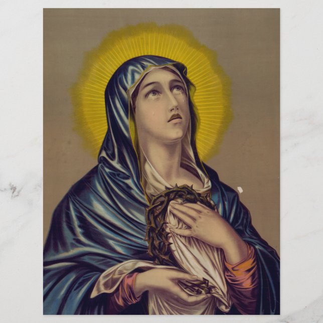 Stabat Mater unsere Lady der Trauern Flyer (Vorne)