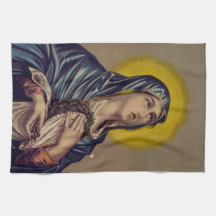 Stabat Mater unsere Lady der Trauern Geschirrtuch