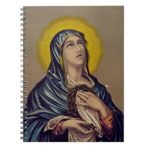 Stabat Mater unsere Lady der Trauern Notizblock