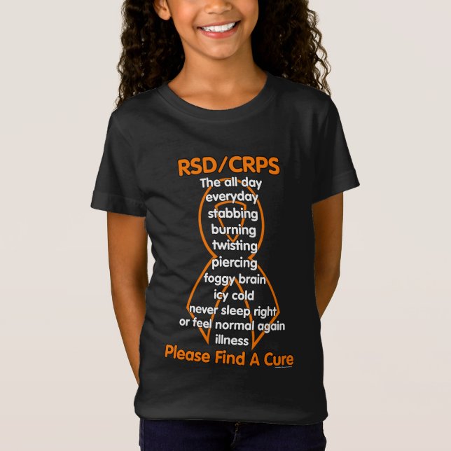 Stabbing Burning Twisting...RSD/CRPS T-Shirt (Vorderseite)
