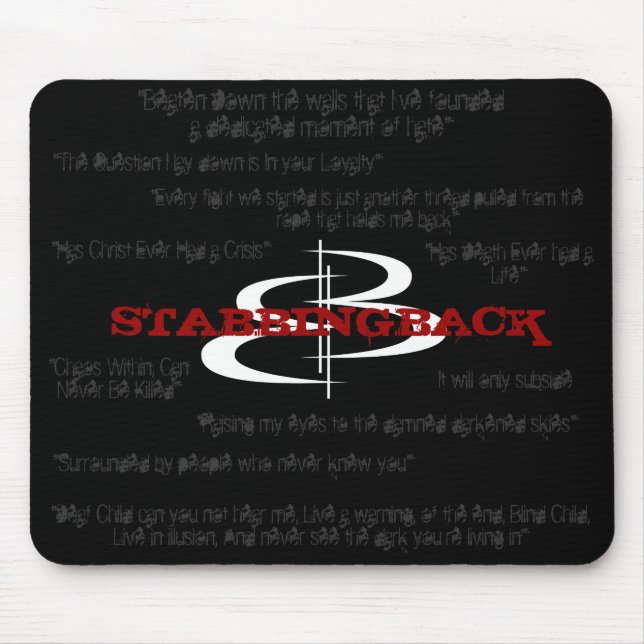 Stabbingback Mousepad (Vorne)