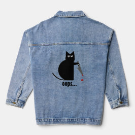 Stabby Cat Jeansjacke