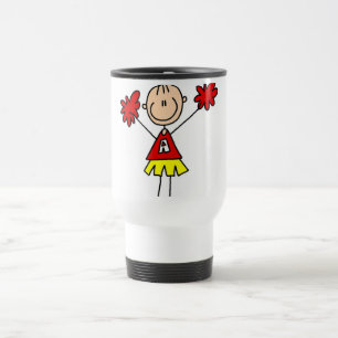 Stäbchen-Figur Cheerleader T-Shirts und Geschenke Reisebecher