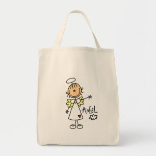 Stäbchenfigur Engel T-Shirts und Geschenke Tragetasche
