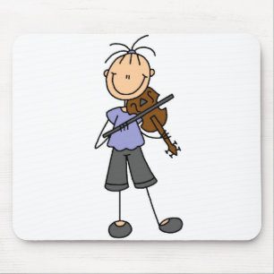Stäbchenfigur-Fiedel-Mauspad Mousepad