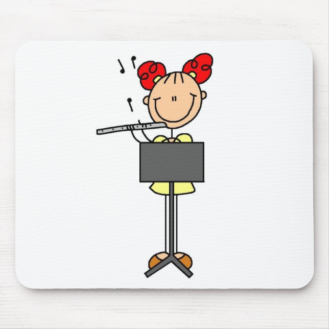Stäbchenfigur Flöten-Mauspad Mousepad (Vorne)