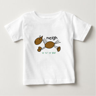 Stabfigur-Pferd-T-Shirts und Geschenke Baby T-shirt