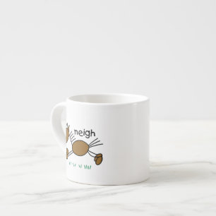Stabfigur-Pferd-T-Shirts und Geschenke Espressotasse