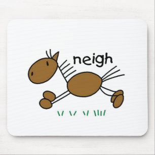 Stabfigur-Pferd-T-Shirts und Geschenke Mousepad