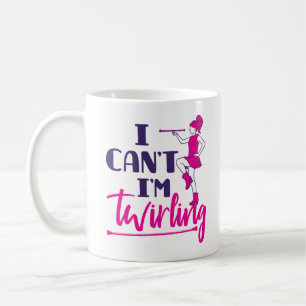 Stabhochspringerin Ich kann nicht, ich drehe mich Kaffeetasse