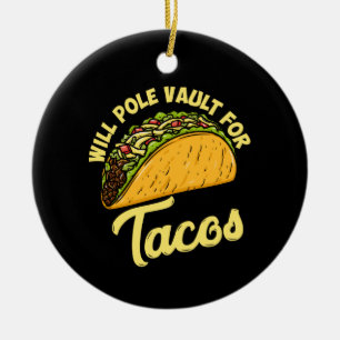 Stabhochsprung für Tacos Keramik Ornament