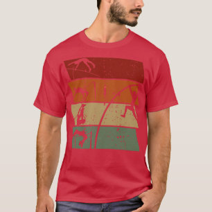 Stabhochsprung Retro Vintage T-Shirt