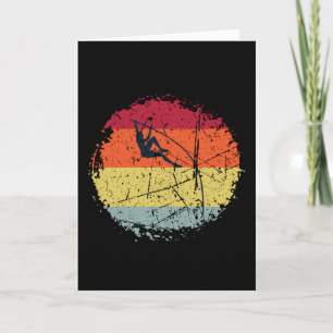 Stabhochsprung Vintage Karte