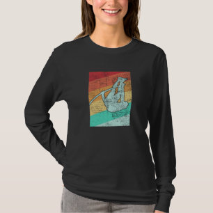 Stabhochsprung Vintage Retro T-Shirt