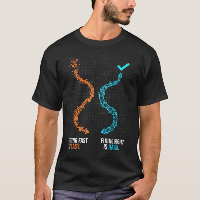 Stabilität ist vorübergehend DevOps-Unendlichkeits T-Shirt (Vorderseite)
