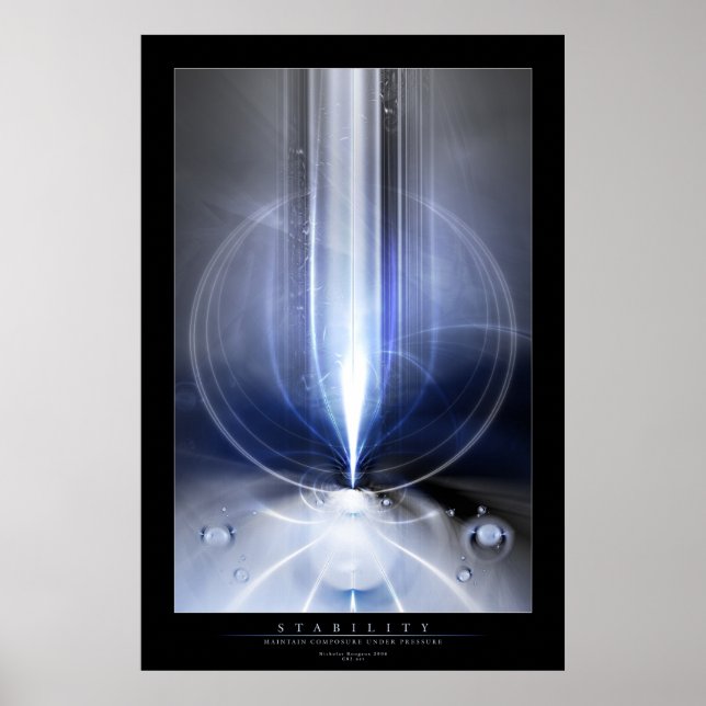 Stabilität Poster (Vorne)