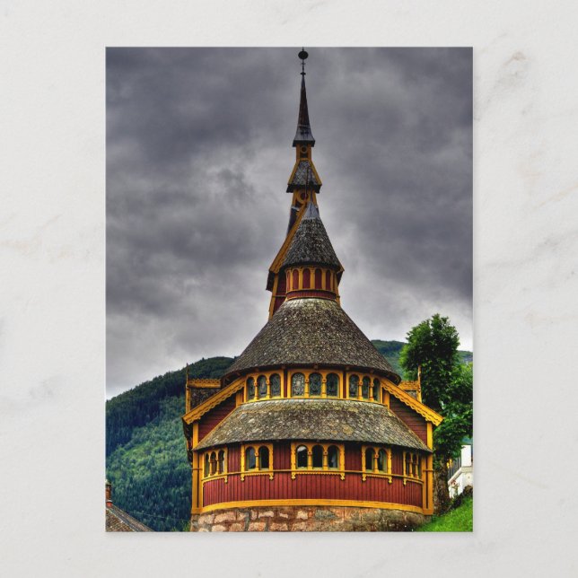 Stabkirche Postkarte (Vorderseite)