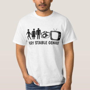 STABLE GENIUS Person Woman Man Camera TV T-Shirt