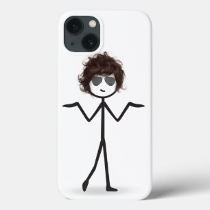 Stabmädchen mit Sonnenbrille und Haaren Case-Mate iPhone Hülle