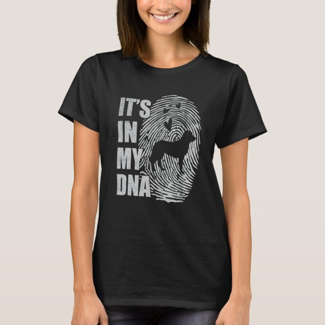 Stabyhoun DNA Dog Mom Dad Dog T-Shirt (Vorderseite)