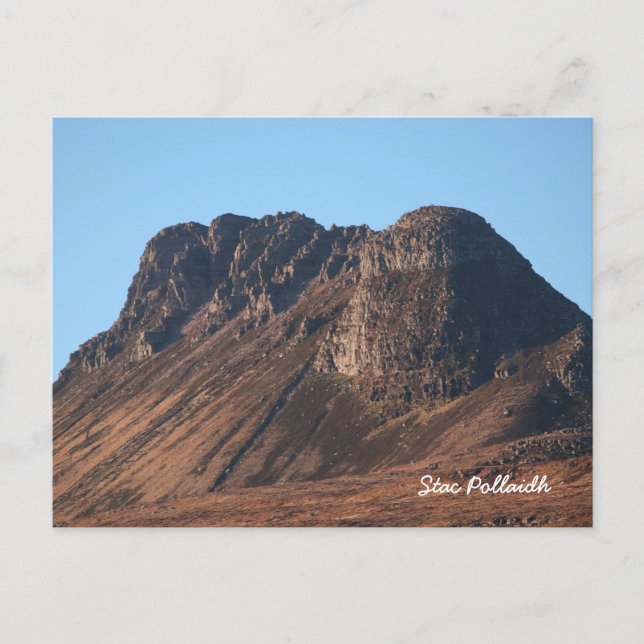 Stac Pollaidh (Stac Polly) Schottland Postkarte (Vorderseite)