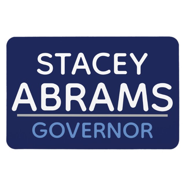 Stacey Abrams für GA GOVERNOR-Automagnet :) Magnet (Horizontal)
