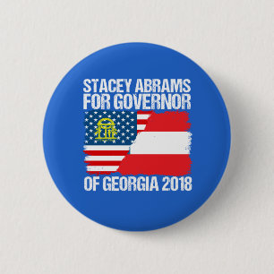 Stacey Abrams für Gouverneur von Georgia 2018 Button