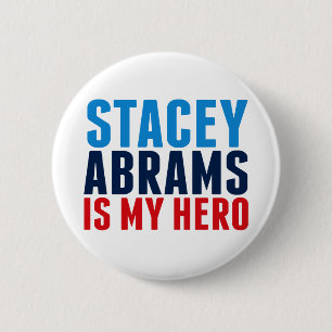 Stacey Abrams ist mein Held Button