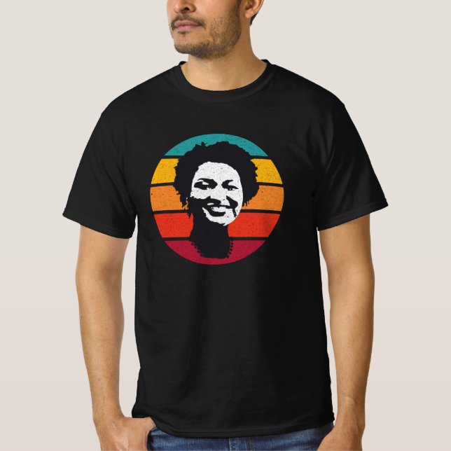 Stacey Abrams Progressive Georgia Retro T-Shirt (Vorderseite)