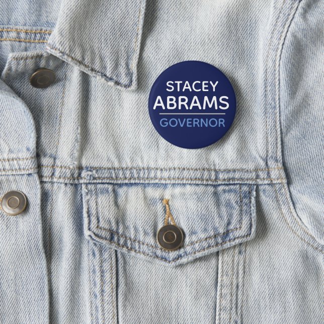 Stacey Abrams Unterstützer Button / Button - Absti (Beispiel)