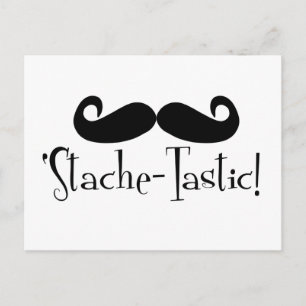 'Stache-tastic Postkarte