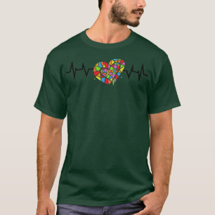 Stached Glas Heartbeat T-Shirt