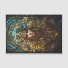 Stached Glass Fairy Lady