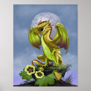 Stachelbeerdrache 11x14 (4x6 und up) poster
