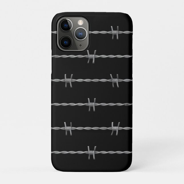 Stacheldraht Case-Mate iPhone Hülle (Rückseite)