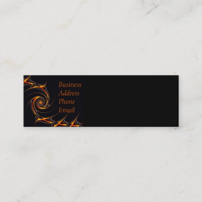 Stacheldraht cool mini visitenkarte (Vorderseite)